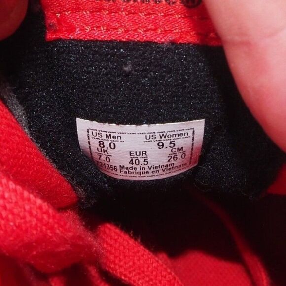 Vans x David Bowie SK8-Hi Platform 2 "Ziggy Stardust Red" Women's 9.5 - Picture 10 of 11